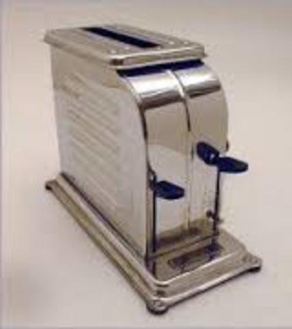 First automatic pop-up toaster