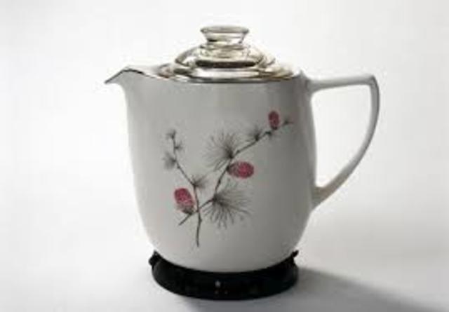 First automatic coffeepot