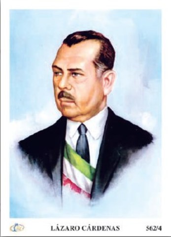 Presidente de México-Lázaro Cárdenas.1934-1940