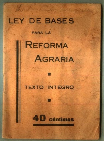 Reforma de la ley Agraria
