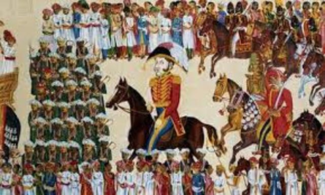 British East India Company has become the protector of the Mughal Empire