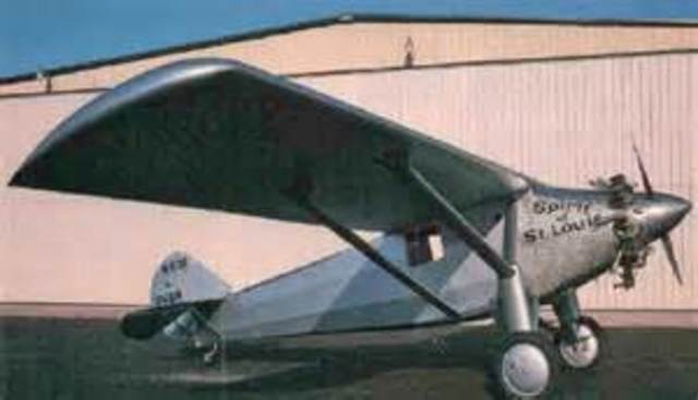 Lindbergh's flight to paris