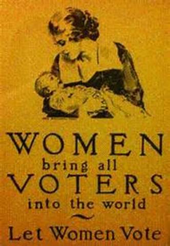 Women get the vote