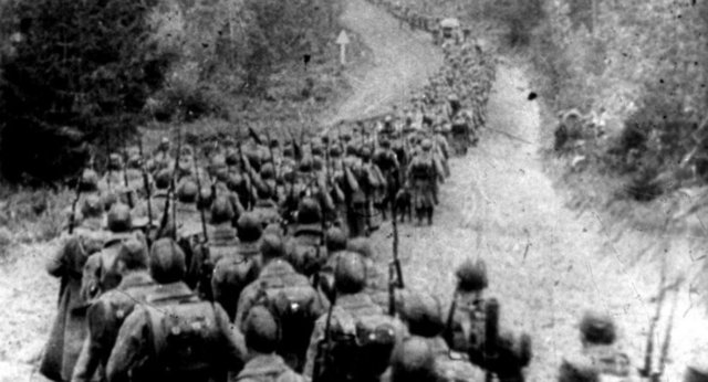 Soviet troops enter Poland