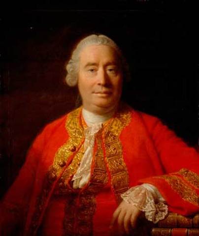 David Hume – son of a Scottish landowner, was born in Edinburgh in 1711, died in 1776