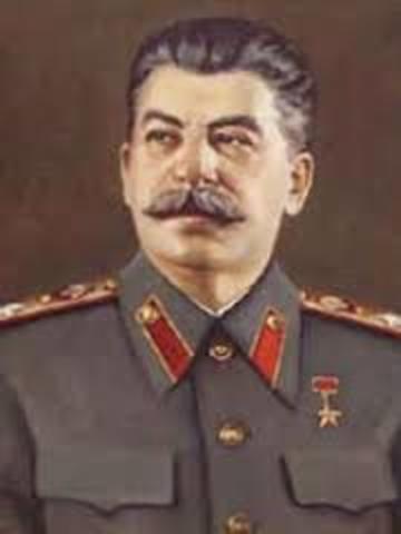Josef Stalin sole dictator of the Soviet Union (USSR)