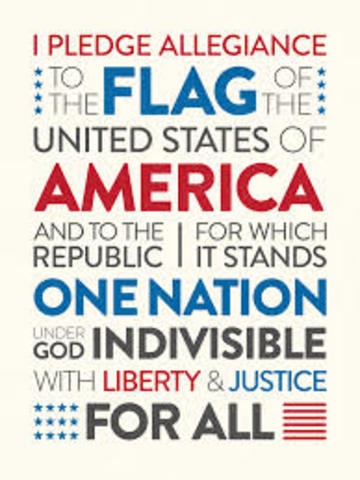 Pledge of Allegiance adopted by Congress