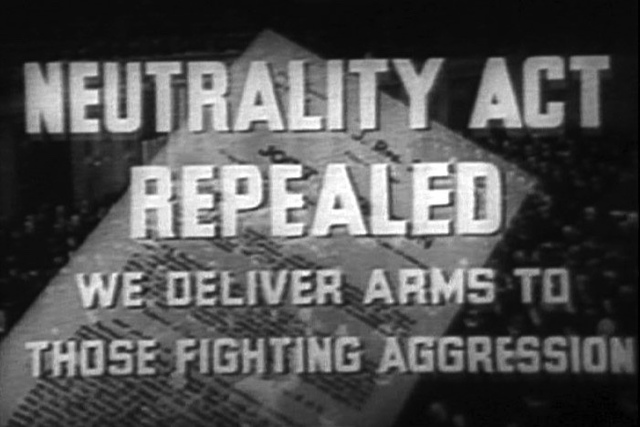 1935 Neutrality Acts passed by US Congress