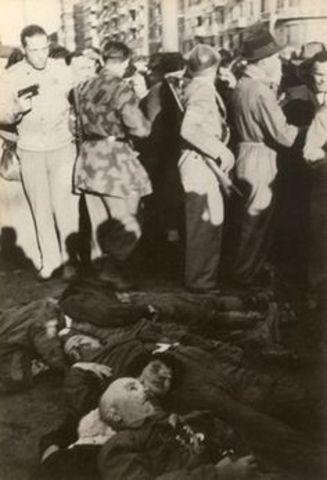 Mussolini executed by partisans