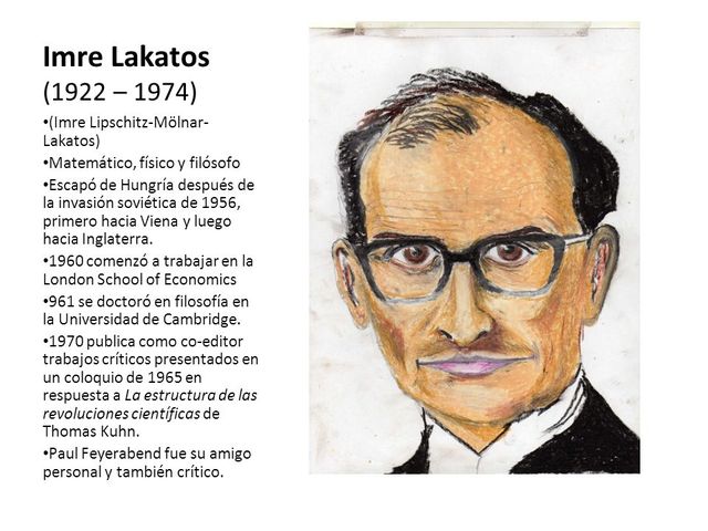 Imre Lakatos propone un modelo