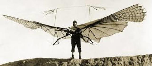 One of Lilienthal's Gliders