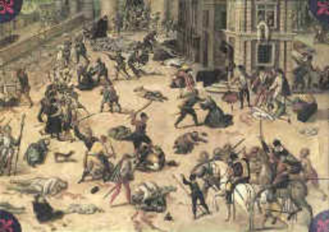 Start of European religion wars (Renaissance) (Europe)