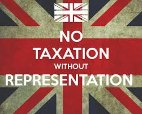no taxation without representation