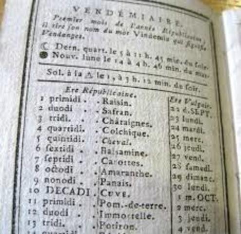 Republican calendar began