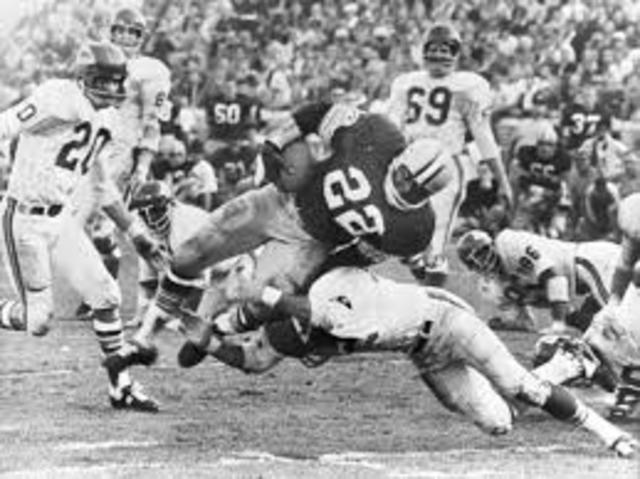 The first super bowl was played