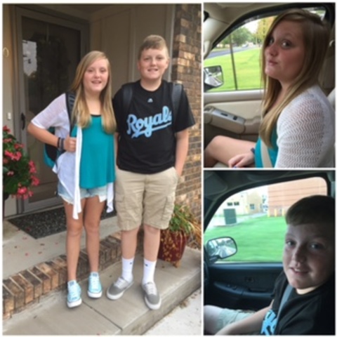 I started middle school.