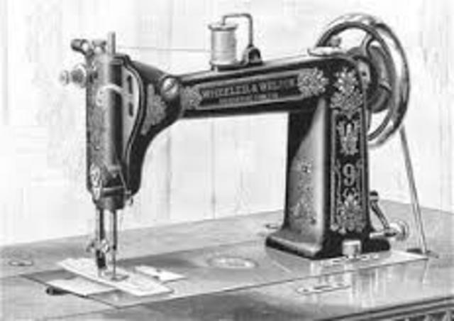 Elias Howe invents the sewing machine