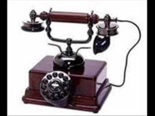 Alexander Graham Bell patents the telephone