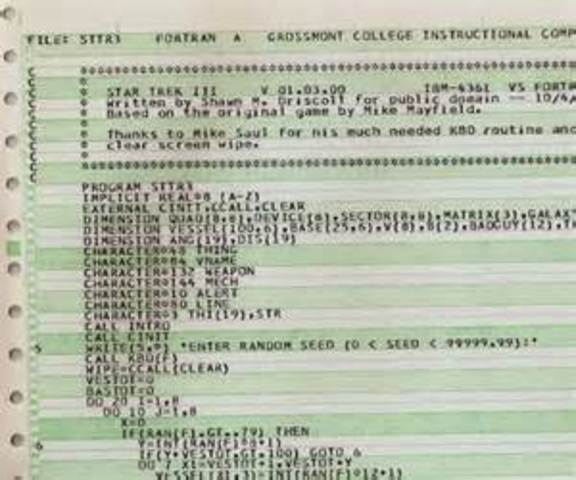 The FORTRAN programming language is born