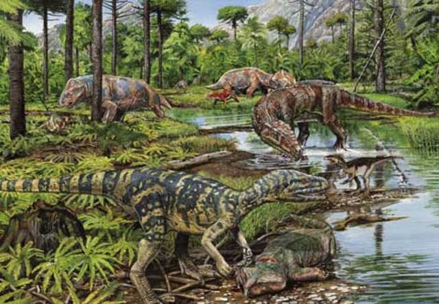 Triassic Period: 195 millon years ago