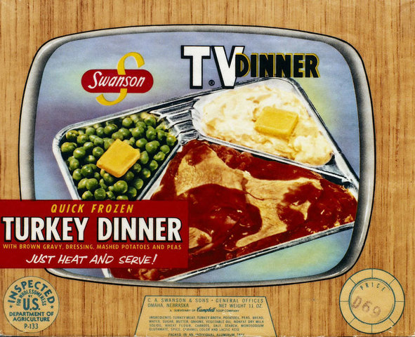 The first Swanson TV dinner