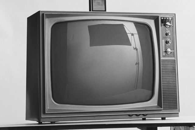 Colors televisions replaced the old black and whites