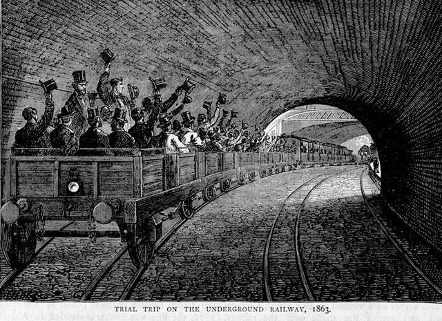 The World's First Underground Railway opens in London