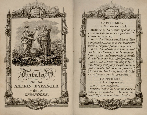 (1)First Spanish Constitution
