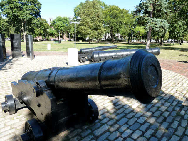 American Revolution begins - Lexington Common, shot "heard round the world"