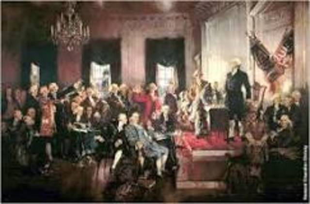 1789, Constitution ratified