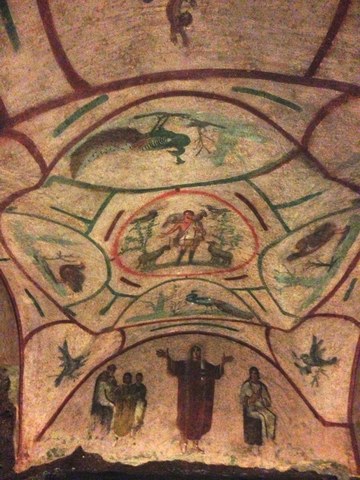 Catacomb of Priscilla. Rome, Italy.Late Antique Europe.