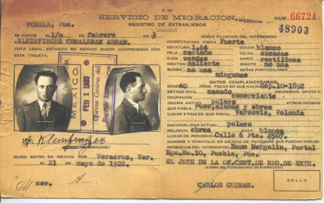 Llega Abraham Kleinfinger a Veracruz Mexico