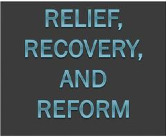 "Relief, Recovery, Reform"