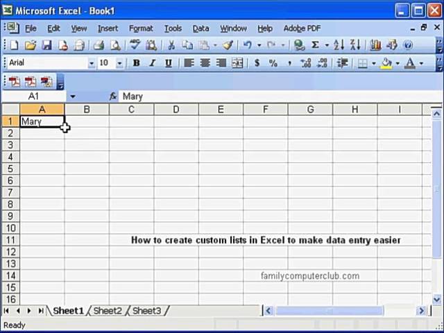 Excel 2003 (v11.0)