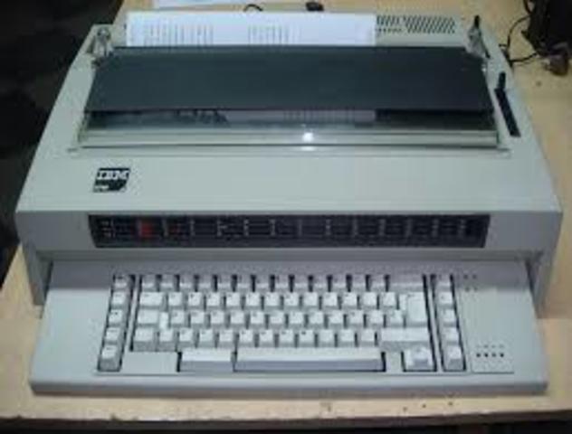 Máquinas de escribir eléctricas