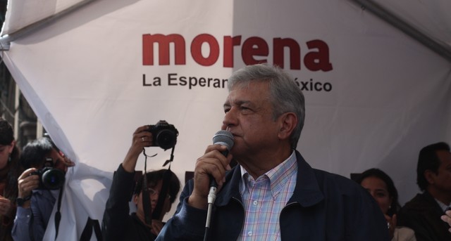 Obrador leaves the party.