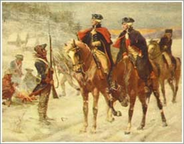 George Washington's Army survives the winter at Valley Forge
