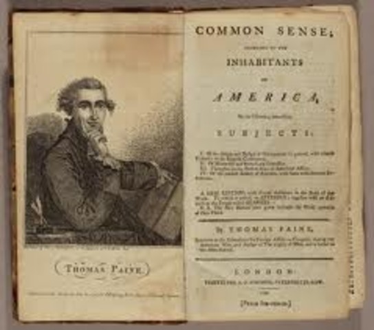 Thomas Paine Writes Common Sense