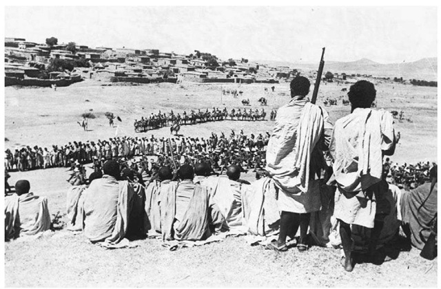 Italian army invades Ethiopia