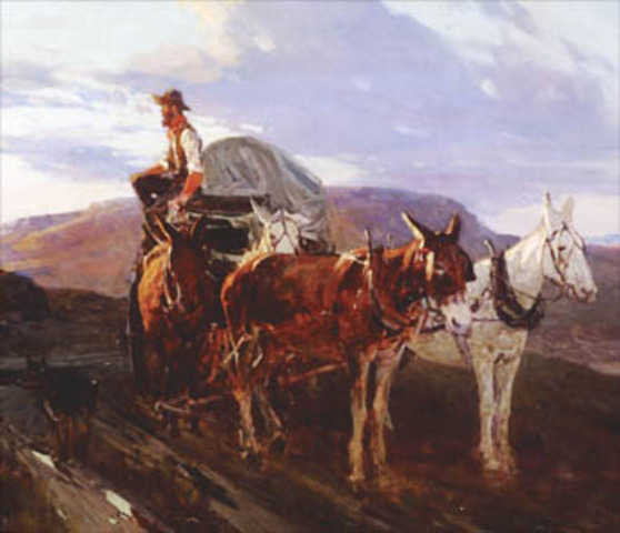 Migration to Oregon snd California