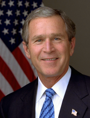 George W. Bush inaugurated