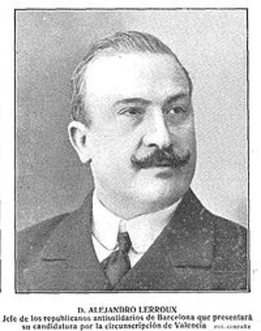 Dimisión de Lerroux