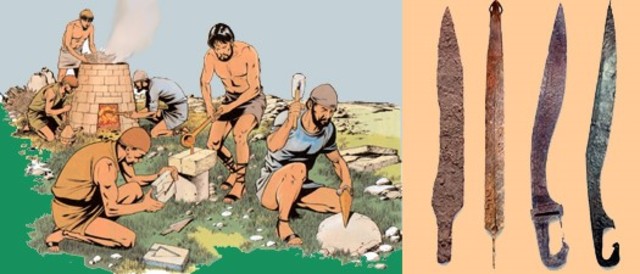 LA EDAD DE BRONCE Y EL HIERRO