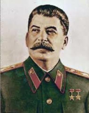 Josef Stalin became sole dictator of the Soviet Union