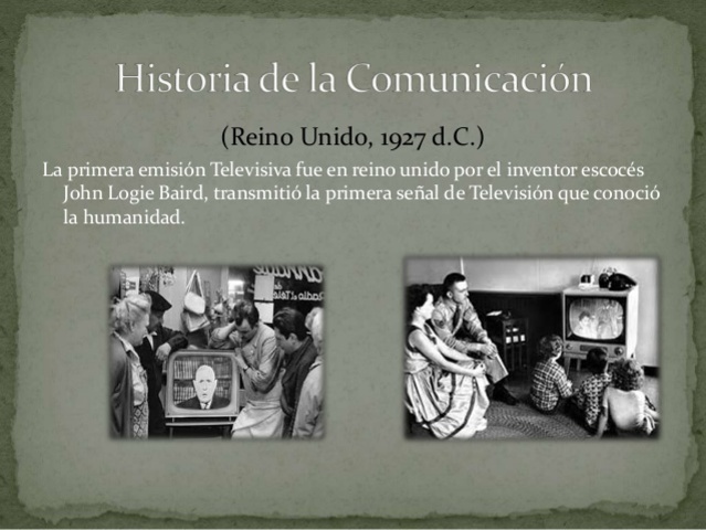 Primer emision Televisiva