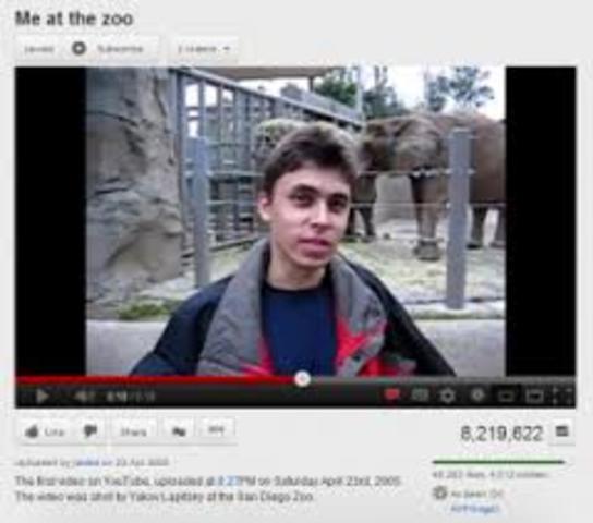 First video on YouTube