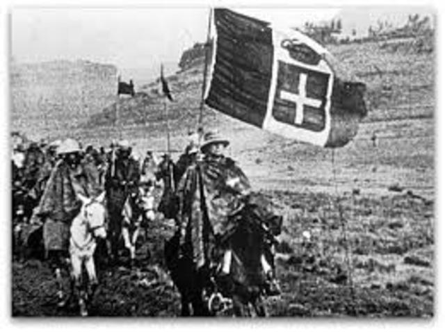 Italian Army invades Ethiopia in Africa