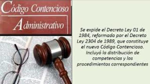 CÓDIGO CONTENCIOSO ADMINISTRATIVO.