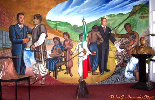 Campaña Nacional contra el analfabetismo y se decreto la ley del Seguro Social seguida la creación del IMSS