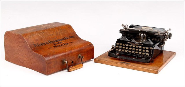 Máquinas de escribir pequeñas y portátiles